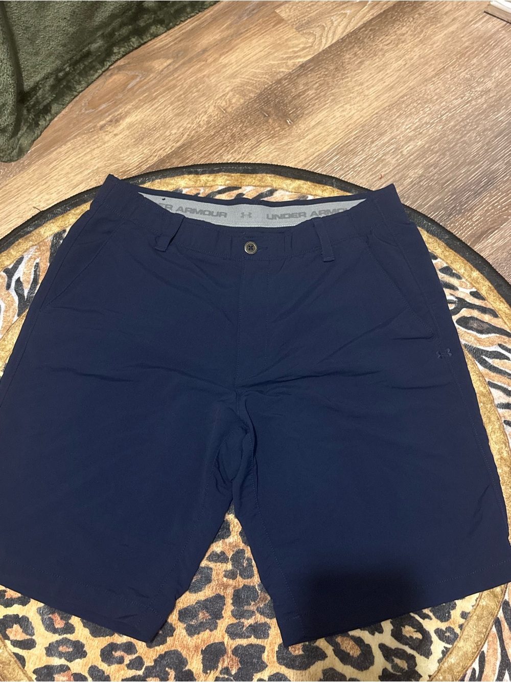 Under Armour Men’s Navy Flat Front Performance Shorts